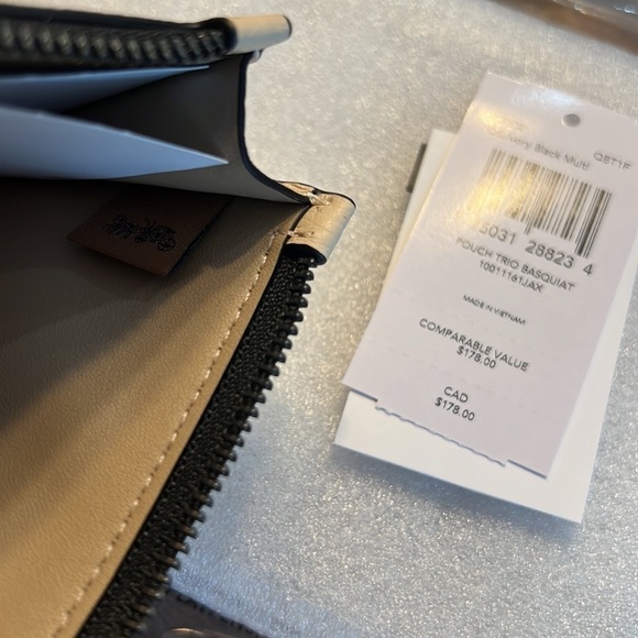 Coach X Jean Michel Basquiat Pouch Trio - Picture 10 of 13